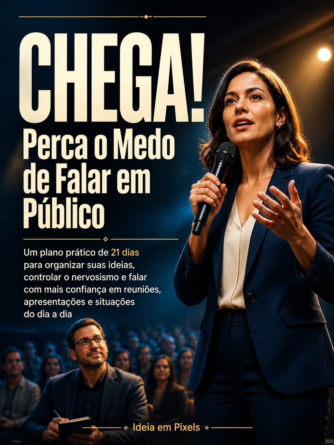 Capa: CHEGA! Perca o Medo de Falar em Público